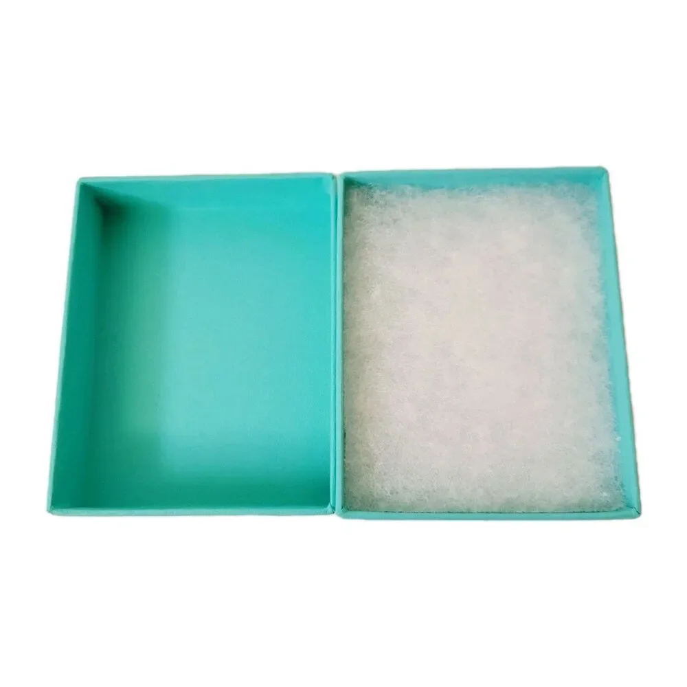 Authentic Tiffany & Co Blue Jewelry Gift Box Ring Necklace Storage